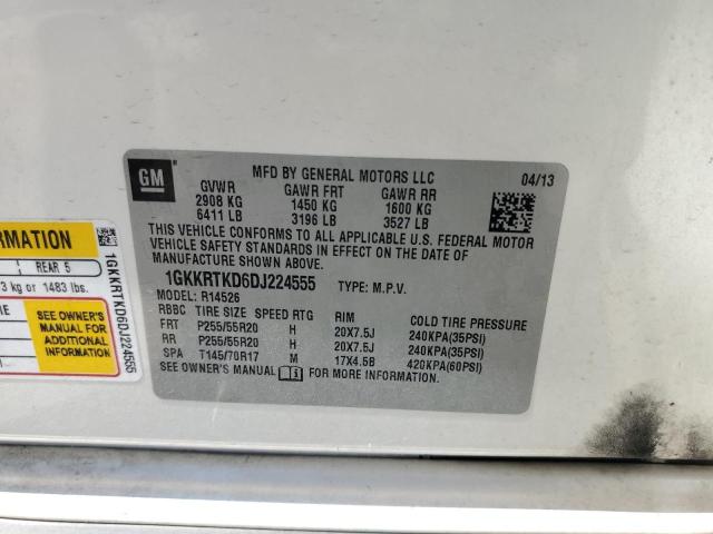 Photo 10 from auction – 2013 GMC ACADIA DEN with VIN 1GKKRTKD6DJ224555