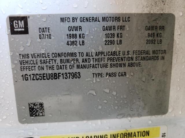 Photo 10 from auction – 2011 CHEVROLET MALIBU 1LT with VIN 1G1ZC5EU8BF137963