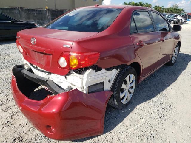 Photo 4 from auction – 2009 TOYOTA COROLLA BA with VIN 2T1BU40EX9C132363