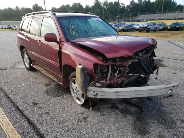 TOYOTA HIGHLANDER 2007 with VIN JTEEP21A470202267 - Photo from auction
