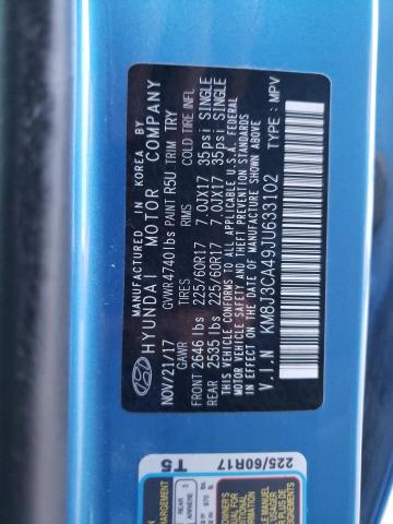 Photo 10 from auction – 2018 HYUNDAI TUCSON SEL with VIN KM8J3CA49JU633102