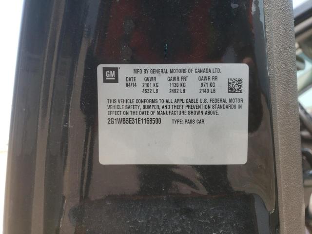 Photo 10 from auction – 2014 CHEVROLET IMPALA LIM with VIN 2G1WB5E31E1168500