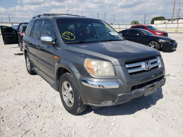 HONDA PILOT EXL 2007 with VIN 5FNYF28687B037654 - Photo from auction