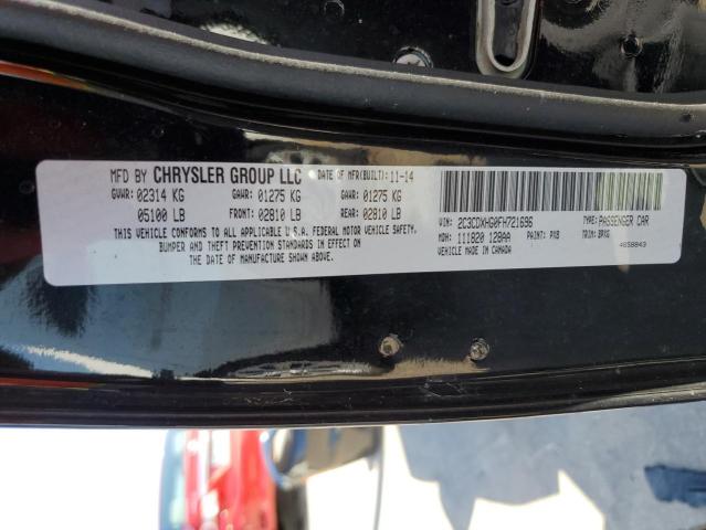 Photo 10 from auction – 2015 DODGE CHARGER SX with VIN 2C3CDXHG0FH721696
