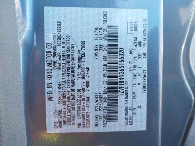 Photo 10 from auction – 2006 FORD MUSTANG with VIN 1ZVFT84N365166320