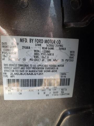 Photo 10 from auction – 2010 LINCOLN MKX with VIN 2LMDJ8JC6ABJ21251
