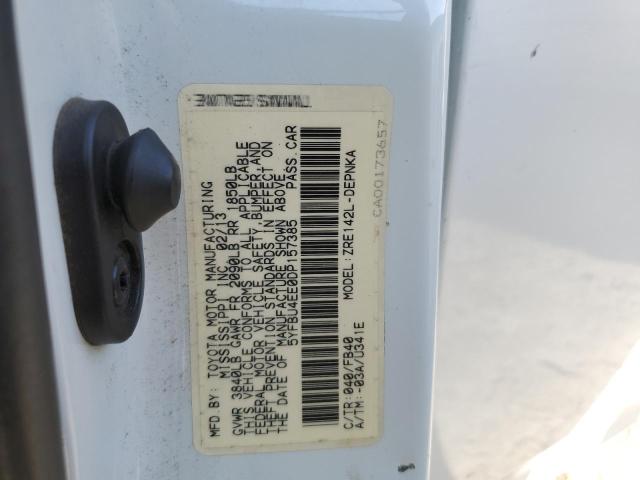 Photo 10 from auction – 2013 TOYOTA COROLLA BA with VIN 5YFBU4EE0DP157385