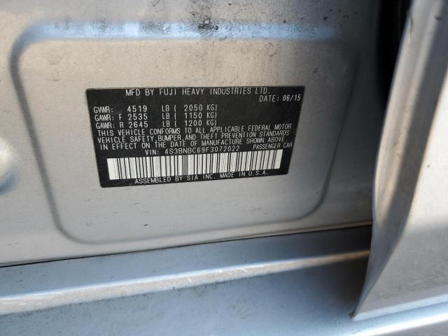 Photo 10 from auction – 2015 SUBARU LEGACY 2.5 with VIN 4S3BNBC69F3072022