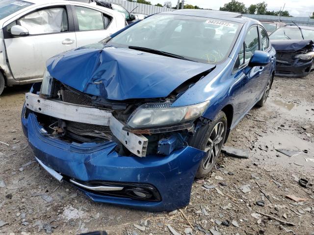 Photo 2 from auction – 2013 HONDA CIVIC EXL with VIN 2HGFB2F92DH540815