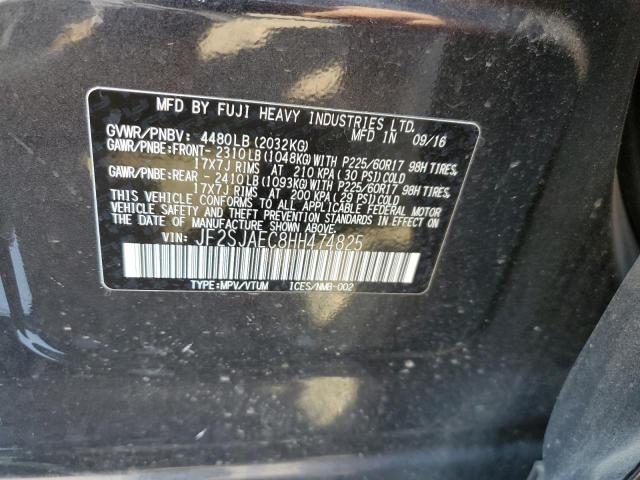 Photo 10 from auction – 2017 SUBARU FORESTER 2 with VIN JF2SJAEC8HH474825
