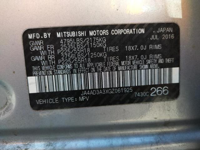 Photo 10 from auction – 2016 MITSUBISHI OUTLANDER with VIN JA4AD3A3XGZ061925