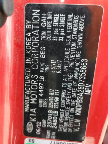 Photo 10 from auction – 2013 KIA SPORTAGE B with VIN KNDPB3A26D7358663