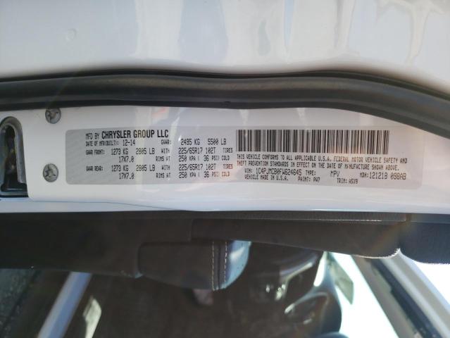 Photo 10 from auction – 2015 JEEP CHEROKEE L with VIN 1C4PJMCB0FW624645