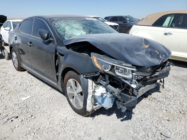 KIA OPTIMA HYB 2014 with VIN KNAGM4AD9E5074469 - Photo from auction