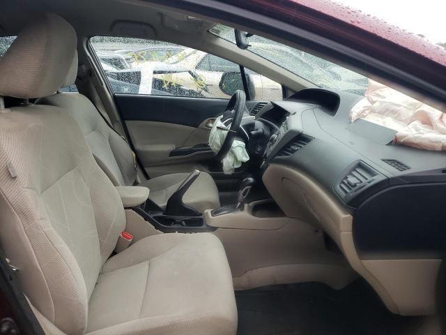 Photo 5 from auction – 2012 HONDA CIVIC LX with VIN 2HGFB2F57CH512598