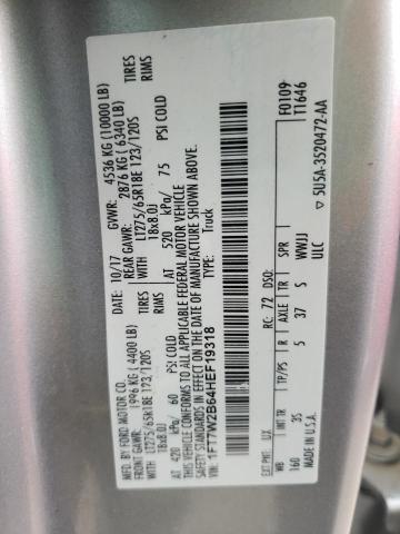 Photo 10 from auction – 2017 FORD F250 SUPER with VIN 1FT7W2B64HEF19318