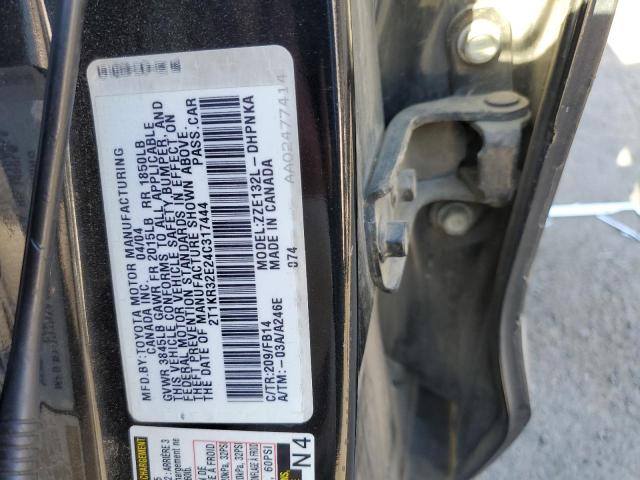 Photo 10 from auction – 2004 TOYOTA COROLLA MA with VIN 2T1KR32E24C317444