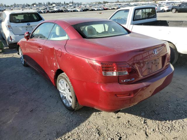 Photo 3 from auction – 2010 LEXUS IS 250 with VIN JTHFF2C28A2501059
