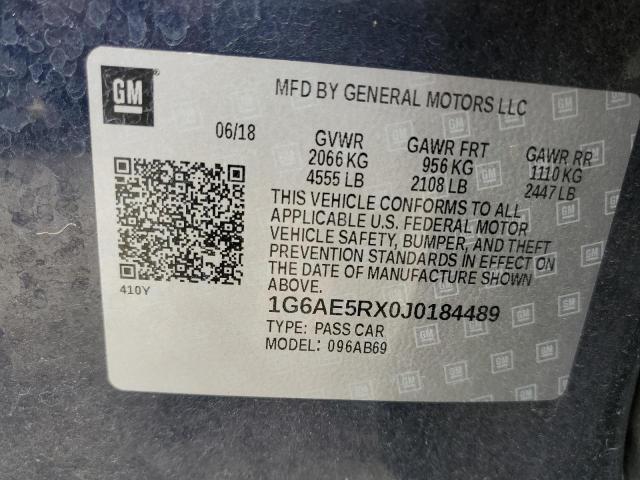 Photo 10 from auction – 2018 CADILLAC ATS with VIN 1G6AE5RX0J0184489