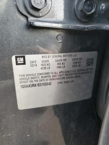 Photo 10 from auction – 2014 CADILLAC ATS with VIN 1G6AA5RA1E0165642
