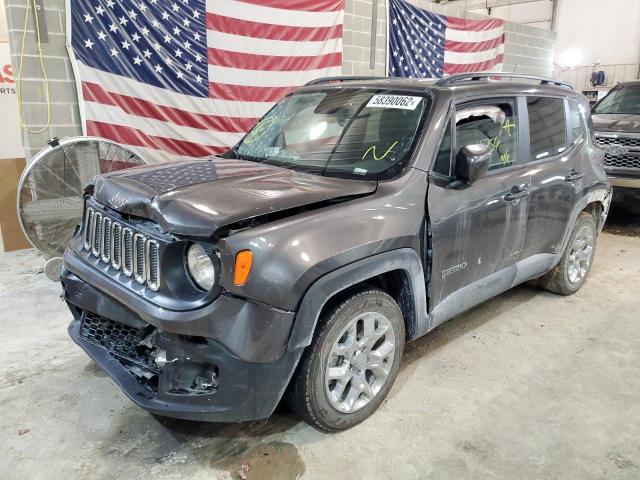 Photo 2 from auction – 2017 JEEP RENEGADE L with VIN ZACCJABB7HPG52022