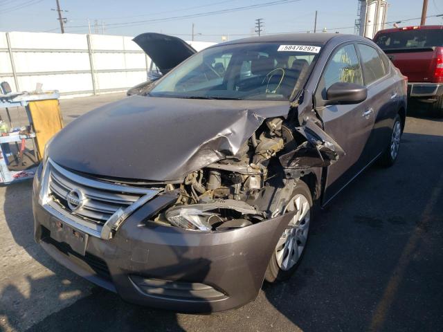 Photo 2 from auction – 2014 NISSAN SENTRA S with VIN 1N4AB7AP1EN850559