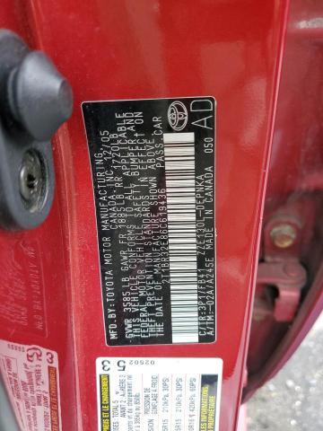 Photo 10 from auction – 2006 TOYOTA COROLLA CE with VIN 2T1BR32E86C619436
