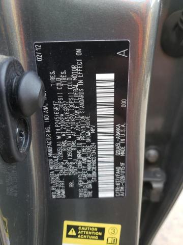 Photo 10 from auction – 2012 TOYOTA HIGHLANDER with VIN 5TDBK3EH8CS134324