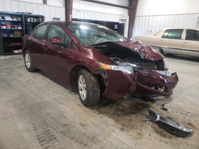 HONDA CIVIC LX 2012 with VIN 19XFB2F58CE051129 - Photo from auction