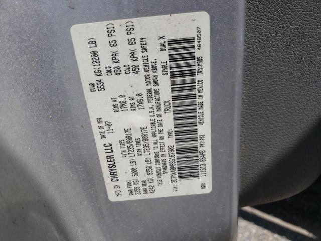 Photo 10 from auction – 2008 DODGE RAM 3500 S with VIN 3D7MX48A88G167902