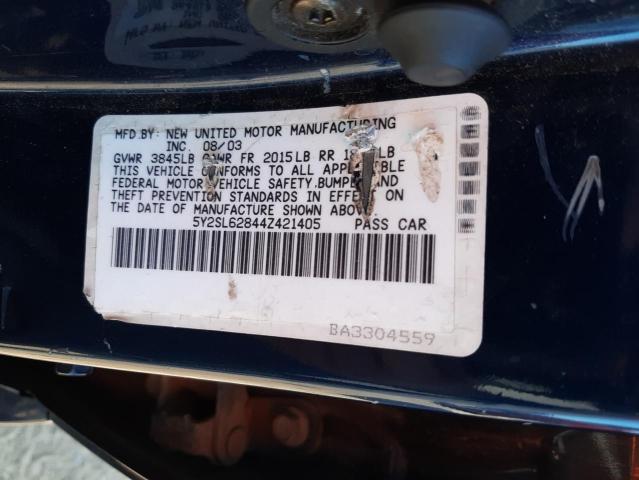 Photo 10 from auction – 2004 PONTIAC VIBE with VIN 5Y2SL62844Z421405