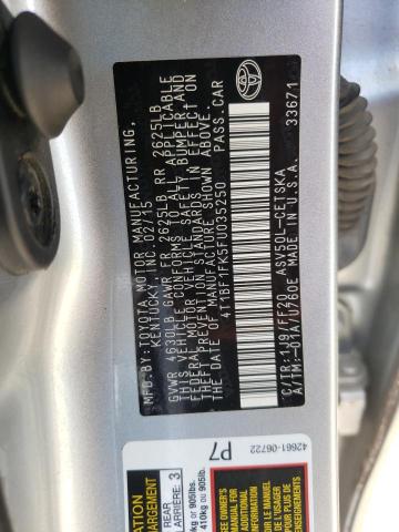 Photo 10 from auction – 2015 TOYOTA CAMRY LE with VIN 4T1BF1FK5FU035250