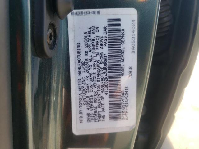 Photo 10 from auction – 2003 TOYOTA CAMRY LE with VIN 4T1BE32K43U666507