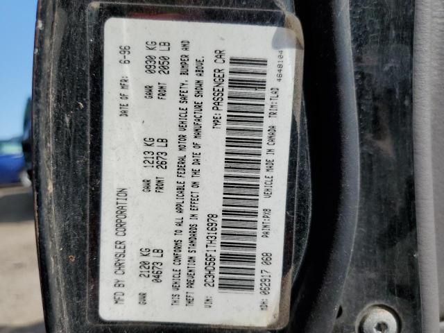 Photo 10 from auction – 1996 CHRYSLER CONCORDE L with VIN 2C3HD56F1TH316978
