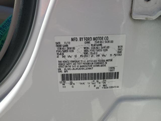 Photo 10 from auction – 2013 LINCOLN MKX with VIN 2LMDJ8JK2DBL23967
