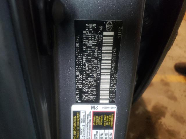 Photo 10 from auction – 2011 TOYOTA CAMRY SE with VIN 4T1BK3EK3BU118856