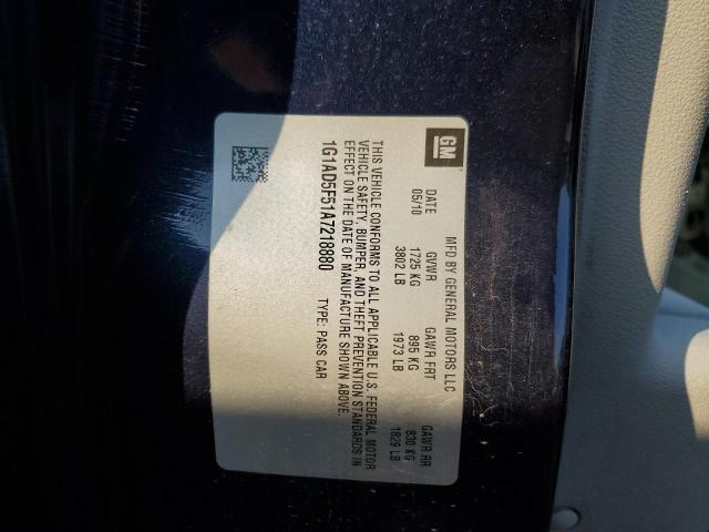 Photo 10 from auction – 2010 CHEVROLET COBALT 1LT with VIN 1G1AD5F51A7218880