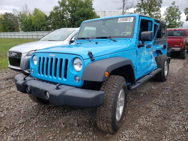 Photo 2 from auction – 2017 JEEP WRANGLER U with VIN 1C4BJWDG6HL584897