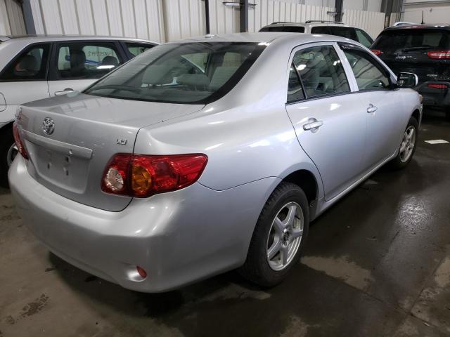 Photo 4 from auction – 2009 TOYOTA COROLLA BA with VIN JTDBL40EX99059794