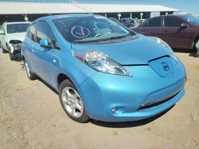 NISSAN LEAF 2012 with VIN JN1AZ0CP6CT019063 - Photo from auction