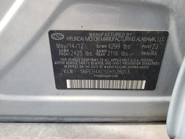 Photo 10 from auction – 2013 HYUNDAI SONATA GLS with VIN 5NPEB4AC5DH528013