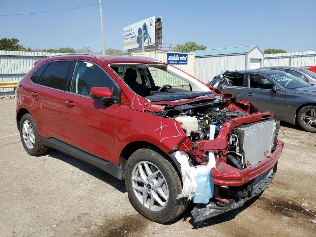 FORD EDGE SEL 2021 with VIN 2FMPK4J97MBA33817 - Photo from auction