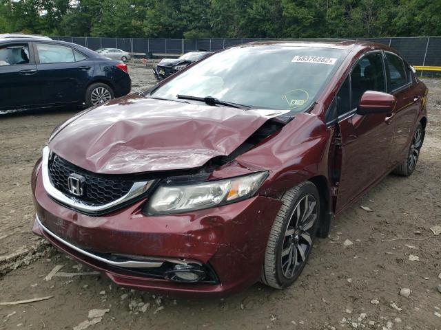 Photo 2 from auction – 2014 HONDA CIVIC EXL with VIN 2HGFB2F92EH547913