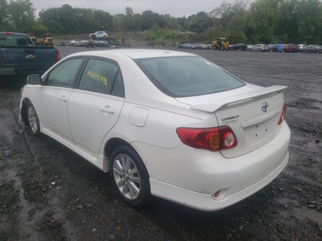 Photo 3 from auction – 2009 TOYOTA COROLLA BA with VIN 2T1BU40E59C143688
