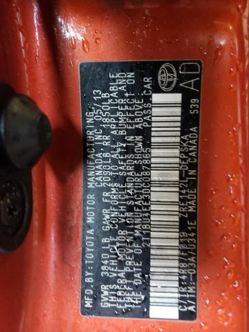 Photo 10 from auction – 2013 TOYOTA COROLLA BA with VIN 2T1BU4EE3DC087865