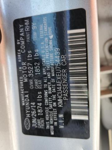 Photo 10 from auction – 2014 HYUNDAI ACCENT GLS with VIN KMHCU4AEXEU754439