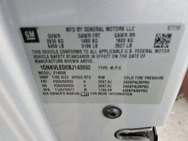 Photo 10 from auction – 2011 CHEVROLET TRAVERSE L with VIN 1GNKVLED6BJ143692