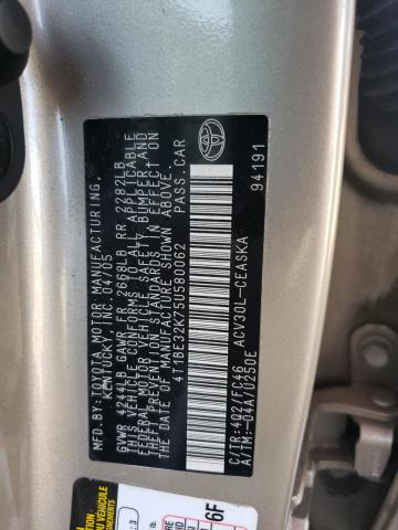Photo 10 from auction – 2006 TOYOTA CAMRY with VIN 4T1BE32K75U580062