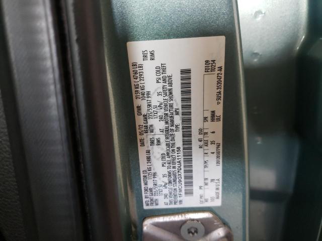 Photo 10 from auction – 2013 FORD ESCAPE SE with VIN 1FMCU9GX7DUA11158