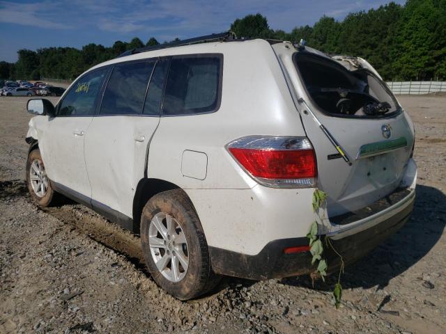 Photo 3 from auction – 2012 TOYOTA HIGHLANDER with VIN 5TDBK3EH0CS137511